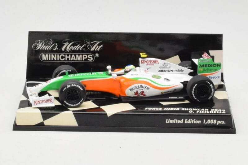Force India Mercedes VJM02 #21 G. Fisichella Showcar 2009 Minichamps 1:43 400090091 Metalli