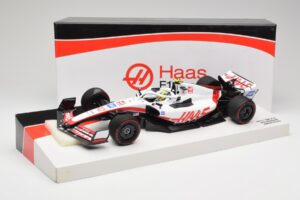 Haas VF-22 #47 M. Schumacher Bahrain GP 2022 Minichamps 1:18 147220147 Metalli — kuva 7 / 7