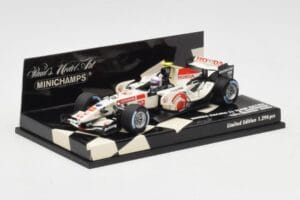 Honda RA106 A. Davidson Test Driver F1 2006 Minichamps 1:43 400060036 Metalli — kuva 2 / 5