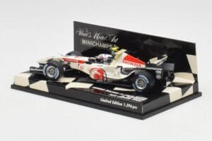 Honda RA106 A. Davidson Test Driver F1 2006 Minichamps 1:43 400060036 Metalli — kuva 3 / 5
