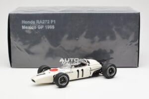 Honda RA272 #11 R. Ginther Mexican Grand Prix 1965 AUTOart 1:18 86597 Metalli — kuva 8 / 8