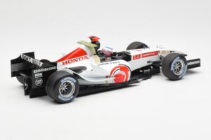 Honda RA106 Honda Racing Team R. Barrichello F1 Showcar 2006 Minichamps 1:18 08MF1-06B-CRB18 Metalli — kuva 2 / 6