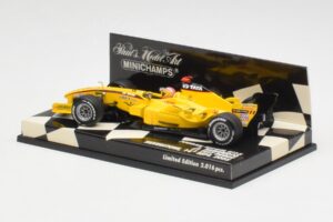 Jordan EJ15 S. Yamamoto F1 Silverstone Test 2005 Minichamps 1:43 400050239 Metalli — kuva 2 / 6