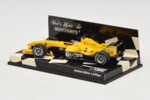 Jordan EJ14 Ford #19 T. Glock Jordan Ford F1 Team 2004 Minichamps 1:43 400040039 Metalli — kuva 3 / 5