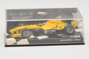 Jordan EJ14 Ford #19 T. Glock Jordan Ford F1 Team 2004 Minichamps 1:43 400040039 Metalli — kuva 4 / 5