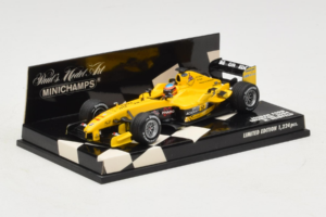 Jordan EJ14 Ford #18 N. Heidfeld Jordan Ford F1 Team Showcar 2004 Minichamps 1:43 400040088 Metalli — kuva 2 / 5