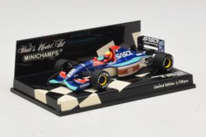 Jordan 192 Yamaha M. Gugelmin F1 1992 Minichamps 1:43 400920033 Metalli — kuva 2 / 5
