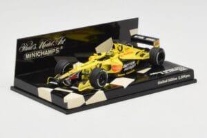 Jordan Honda EJ11 #7 H-H. Frentzen F1 2001 Minichamps 1:43 400010011 Metalli — kuva 2 / 5
