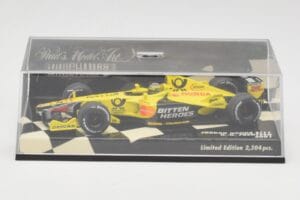 Jordan Honda EJ11 #7 H-H. Frentzen F1 2001 Minichamps 1:43 400010011 Metalli — kuva 5 / 5