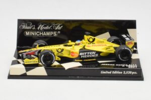 Jordan Honda EJ11 #11 J. Trulli F1 2001 Minichamps 1:43 400010012 Metalli