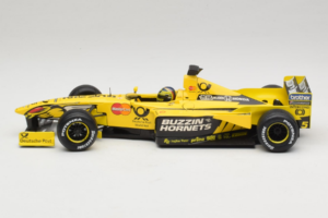 Jordan EJ10 H-H. Frentzen F1 Launch Edition 2000 Hot Wheels 1:18 29160 Metalli — kuva 3 / 6