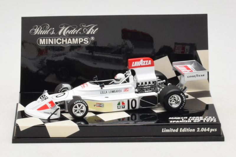 March 751 Ford #9 L. Lombardi Spanish GP 1975 Minichamps 1:43 430750010 Metalli