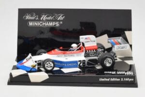 March Ford 751 #28 M. Donohue Race Car 1975 Minichamps 1:43 430750028 Metalli