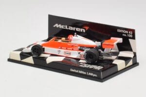 McLaren Ford M26 B. Giacomelli British GP 1978 Minichamps 1:43 530784333 Metalli — kuva 3 / 5