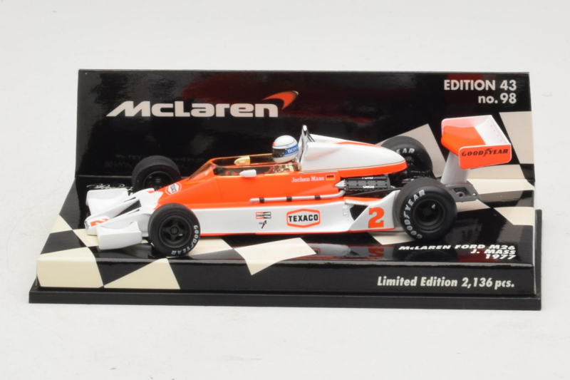 McLaren M26 Ford J. Mass F1 1977 Minichamps 1:43 530774302 Metalli