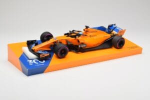 McLaren MCL33 #14 F. Alonso Canadian Grand Prix 300th Start 2018 Minichamps 1:18 533184014 Metalli — kuva 2 / 6