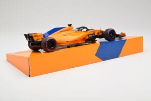 McLaren MCL33 #14 F. Alonso Canadian Grand Prix 300th Start 2018 Minichamps 1:18 533184014 Metalli — kuva 3 / 6