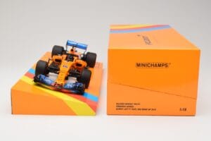 McLaren MCL33 Renault #14 F. Alonso Abu Dhabi GP 2018 Minichamps 1:18 533183914 Hartsi — kuva 6 / 7