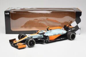 McLaren MCL35M #4 L. Norris Monaco GP 2021 Minichamps 1:18 530212404 Metalli — kuva 6 / 7