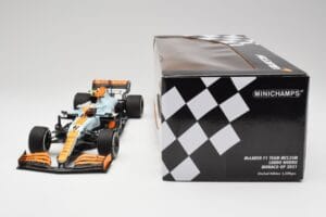 McLaren MCL35M #4 L. Norris Monaco GP 2021 Minichamps 1:18 530212404 Metalli — kuva 7 / 7