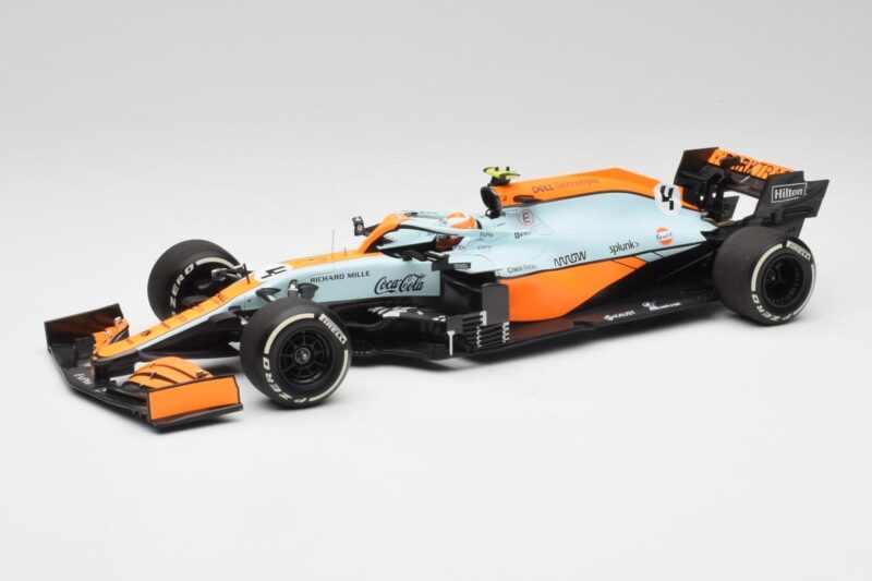 McLaren MCL35M #4 L. Norris Monaco GP 2021 Minichamps 1:18 530212404 Metalli