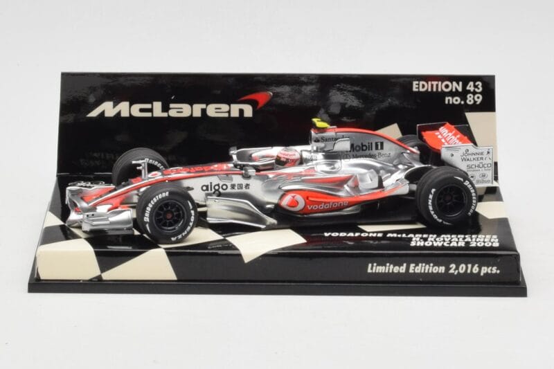 McLaren Mercedes MP4-23 #23 H. Kovalainen Showcar 2008 Minichamps 1:43 530084393 Metalli