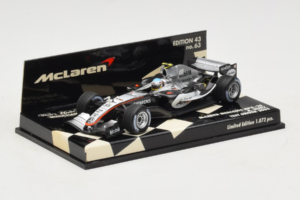 McLaren MP4-20 Mercedes A. Wurz F1 2005 Minichamps 1:43 530054355 Metalli — kuva 2 / 5