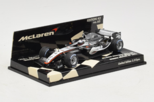 McLaren MP4-20 Mercedes #10 J.P. Montoya British GP Winner F1 2005 Minichamps 1:43 530054320 Metalli — kuva 2 / 5