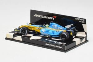 McLaren MP4-19B #5 D. Coulthard F1 2004 Minichamps 1:43 530044315 Metalli — kuva 2 / 5