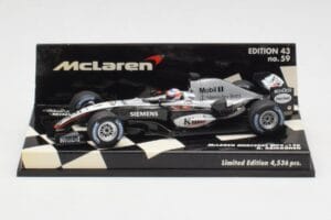 McLaren MP4-19B #6 K. Raikkonen F1 2004 Minichamps 1:43 530044316 Metalli