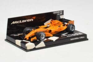 McLaren MP4/20 P. de la Rosa 2006 Minichamps 1:43 530064394 Metalli — kuva 2 / 5