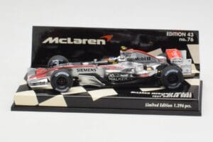 McLaren MP4-21 P. de la Rosa Test 2006 Minichamps 1:43 530064343 Metalli