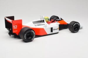 McLaren Honda MP4/4 Marlboro #12 A. Senna F1 World Champion 1988 Minichamps 1:12 540881212 Metalli — kuva 2 / 6