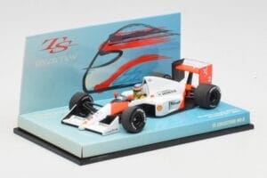McLaren MP4/5 T. Sato Demonstration Run 2002 Minichamps 1:43 518020102 Metalli — kuva 2 / 5