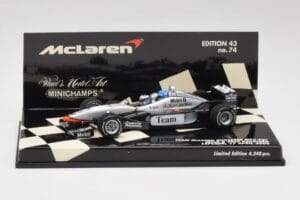 McLaren MP4/98T 2-Seater M. Hakkinen / E. Hakkinen F1 2000 Minichamps 1:43 530984378 Metalli