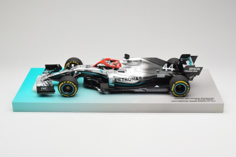 Mercedes AMG Petronas W10 EQ Power+ #44 L. Hamilton Monaco GP Winner 2019 Minichamps 1:18 113906644 Hartsi