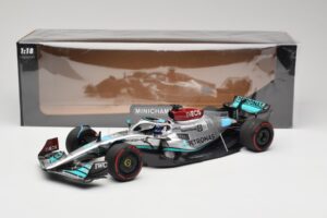 Mercedes AMG W13 E Performance Petronas #63 G. Russell Brazilian GP 1st Win 2022 Minichamps 1:18 110222163 Hartsi — kuva 7 / 7