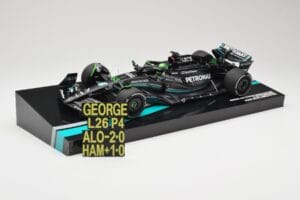 Mercedes AMG W14 E Performance Petronas #63 G. Russell Bahrain GP 2023 Minichamps 1:18 113230163 Hartsi — kuva 2 / 7