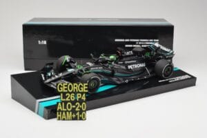 Mercedes AMG W14 E Performance Petronas #63 G. Russell Bahrain GP 2023 Minichamps 1:18 113230163 Hartsi — kuva 7 / 7