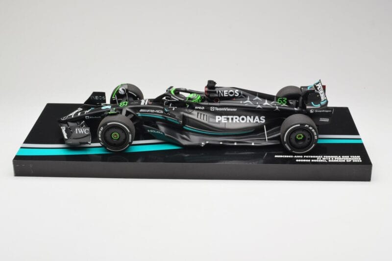 Mercedes AMG W14 E Performance Petronas #63 G. Russell Bahrain GP 2023 Minichamps 1:18 113230163 Hartsi