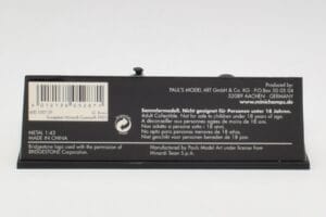 Minardi Cosworth PS03 #19 G. Bruni F1 2003 Minichamps 1:43 400030139 Metalli — kuva 4 / 5