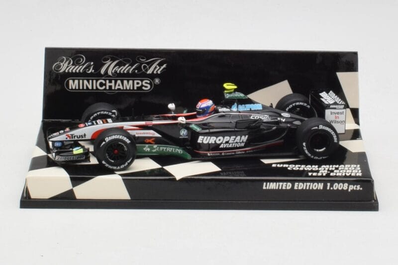 Minardi Cosworth PS03 M. Bobbi Test Car 2003 Minichamps 1:43 400030039 Metalli