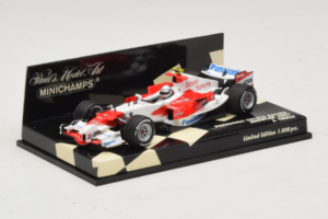 Toyota J. Trulli Panasonic Toyota Racing Showcar F1 2007 Minichamps 1:43 400070082 Metalli — kuva 2 / 5