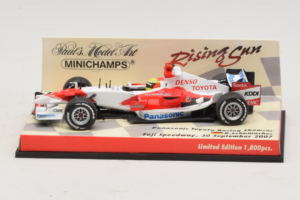 Panasonic Toyota Racing TF107 R. Schumacher F1 Showcar 2007 Minichamps 1:43 403070081 Metalli