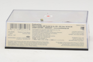 Panasonic Toyota Racing TF108 T. Glock F1 Showcar 2008 Minichamps 1:43 403080082 Metalli — kuva 4 / 5