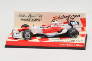 Panasonic Toyota Racing TF108 T. Glock F1 Showcar 2008 Minichamps 1:43 403080082 Metalli