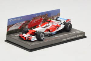 Toyota TF107 #12 J. Trulli Panasonic Toyota Racing Showcar F1 2007 Minichamps 1:43 AM60129 Metalli — kuva 2 / 6