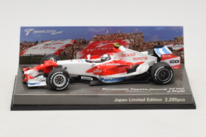 Toyota TF107 #12 J. Trulli Panasonic Toyota Racing Showcar F1 2007 Minichamps 1:43 AM60129 Metalli