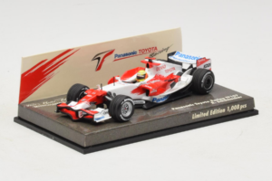 Toyota TF107 #11 R. Schumacher Panasonic Toyota Racing F1 2007 Minichamps 1:43 AM601286 Metalli — kuva 2 / 5