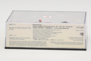 Toyota TF108 #12 J. Trulli Panasonic Toyota Racing F1 2008 Minichamps 1:43 AM61151 Metalli — kuva 5 / 6